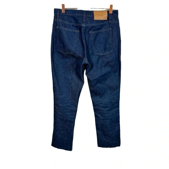 Frame Denim Le Italien True Straight in Rinse Rigid Denim - Picture 7 of 16